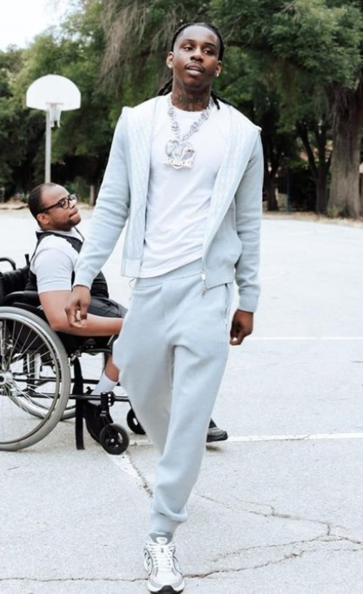 Polo G claims to be over 6 feet 1 inch in many interviews (polo.capalot/Instagram)