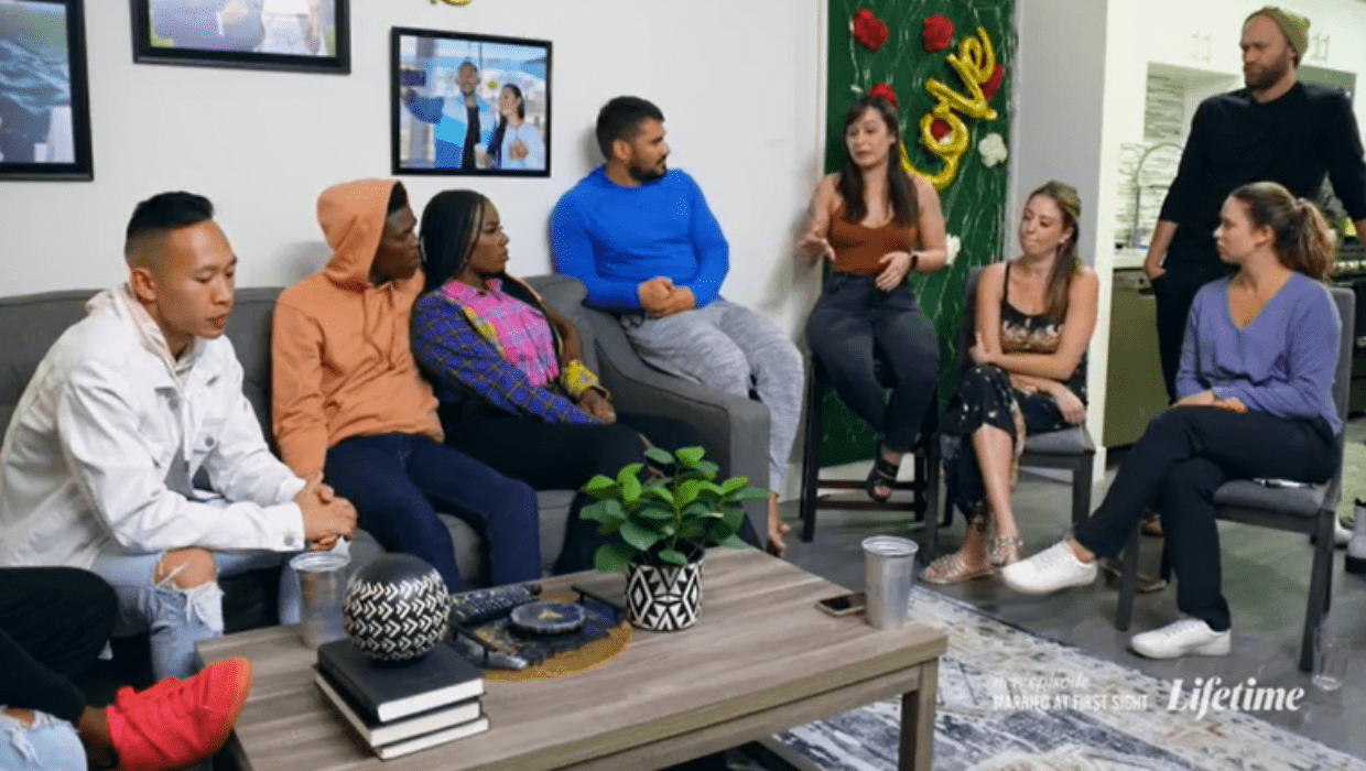 A still from 'MAFS' Season 15 episode 11 (Lifetime)