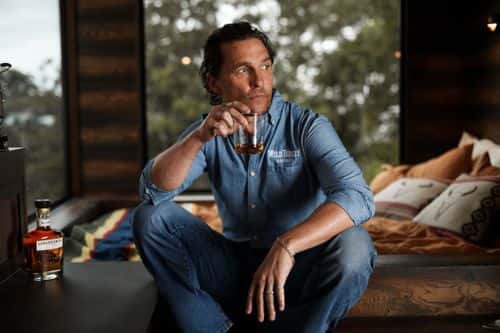 Matthew McConaughey launched an off-grid cabin he co-designed with Wild Turkey's charity initiative, With Thanks, at The Royal Botanic Gardens November 20, 2019 in Sydney, Australia. (Photo by Brendon Thorne/Getty Images for Wild Turkey)
