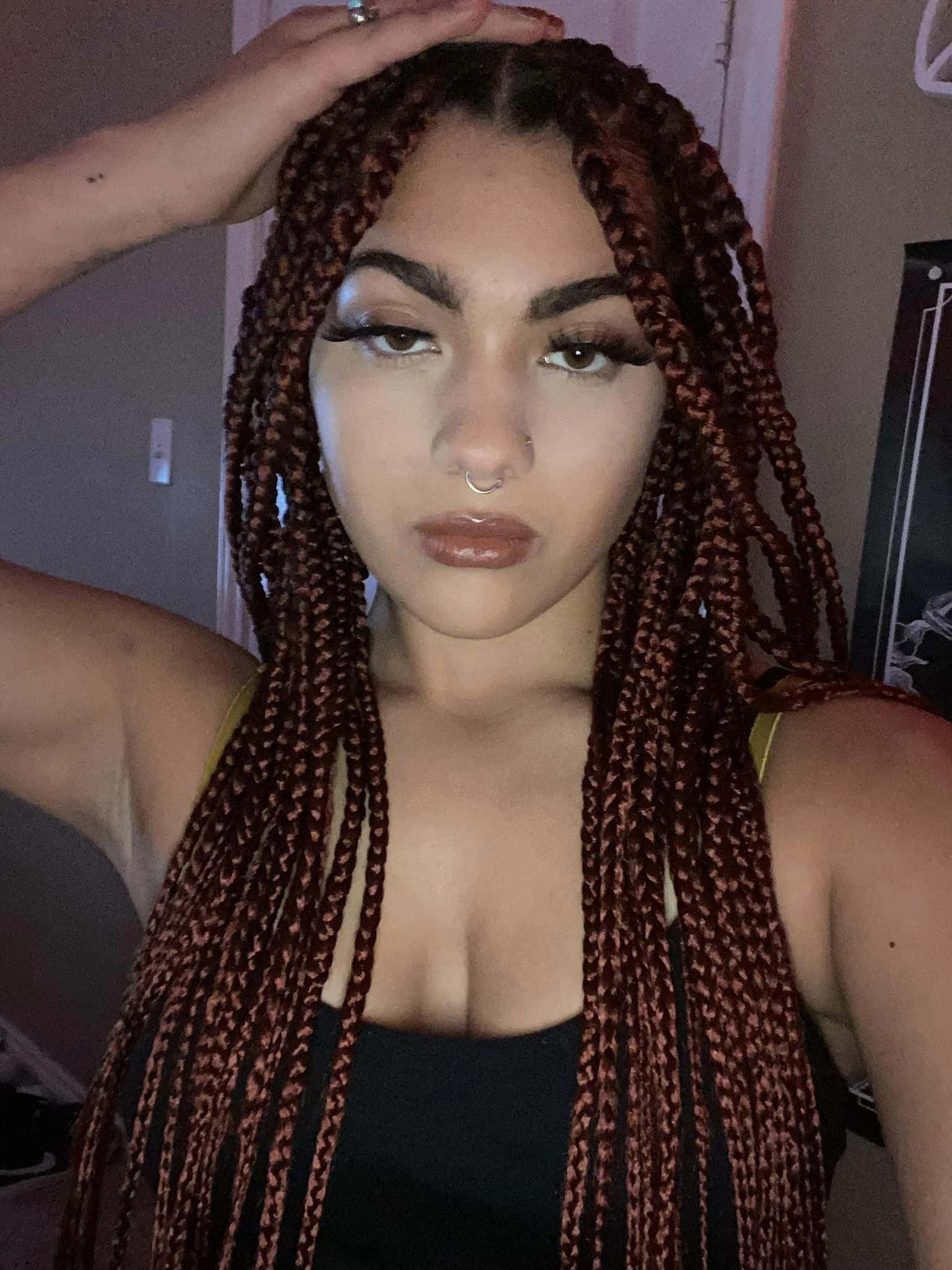 Christopher Solo posted her daughter's photo on Facebook with the caption: More pics with different looks. (@Christopher Solo /Facebook)