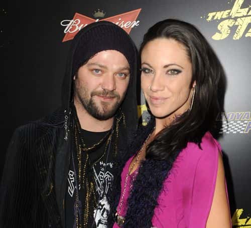 Actor Bam Margera (L) and Nicole Boyd arrive at the premiere of Lionsgate Films' 