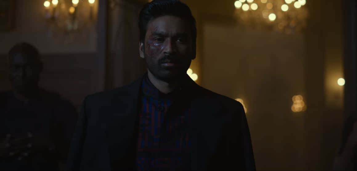 Dhanush in a still from 'The Gray Man' (Netflix)
