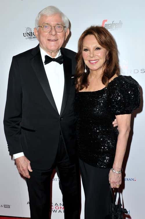 Phil Donahue and Marlo Thomas attend the American Icon Awards at the Beverly Wilshire Four Seasons Hotel on May 19, 2019 in Beverly Hills, California.