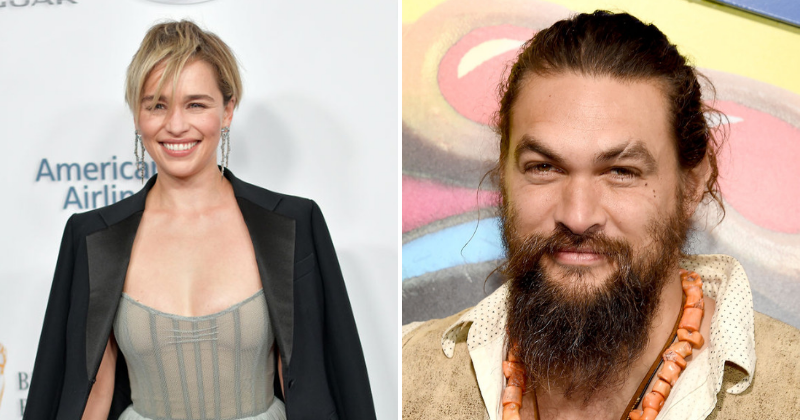 Emilia Clarke and Jason Momoa (Source: Getty Images)