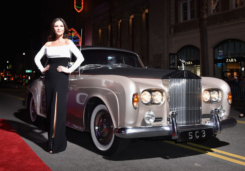 Actress Catherine Zeta-Jones arrives at the Premiere of FX Network's 'Feud: Bette And Joan' at Grauman's Chinese Theatre on March 1, 2017 in Hollywood, California. (Photo by Frazer Harrison/Getty Images)
