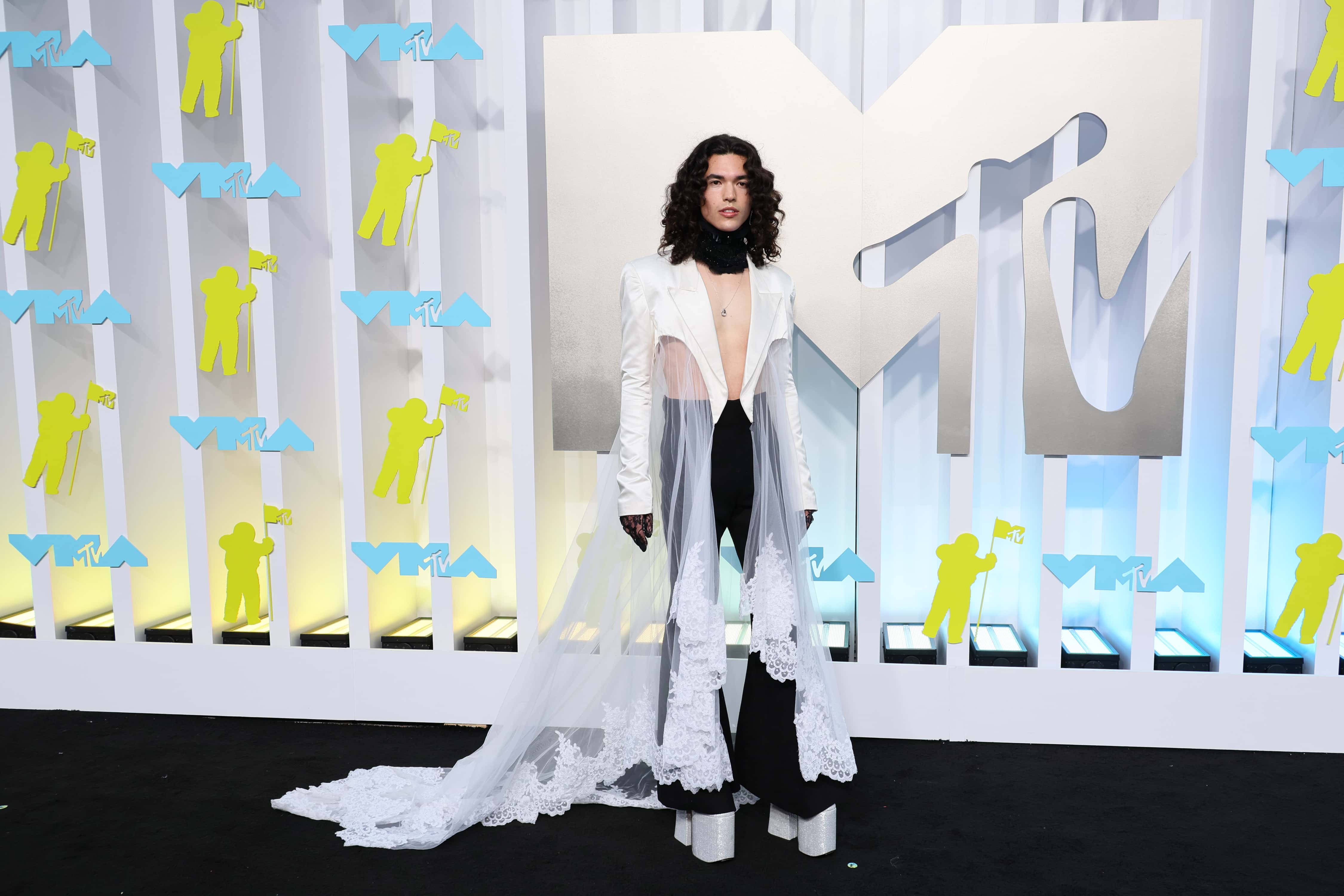 Conan Gray attends the 2022 MTV VMAs at Prudential Center on August 28, 2022 in Newark, New Jersey.