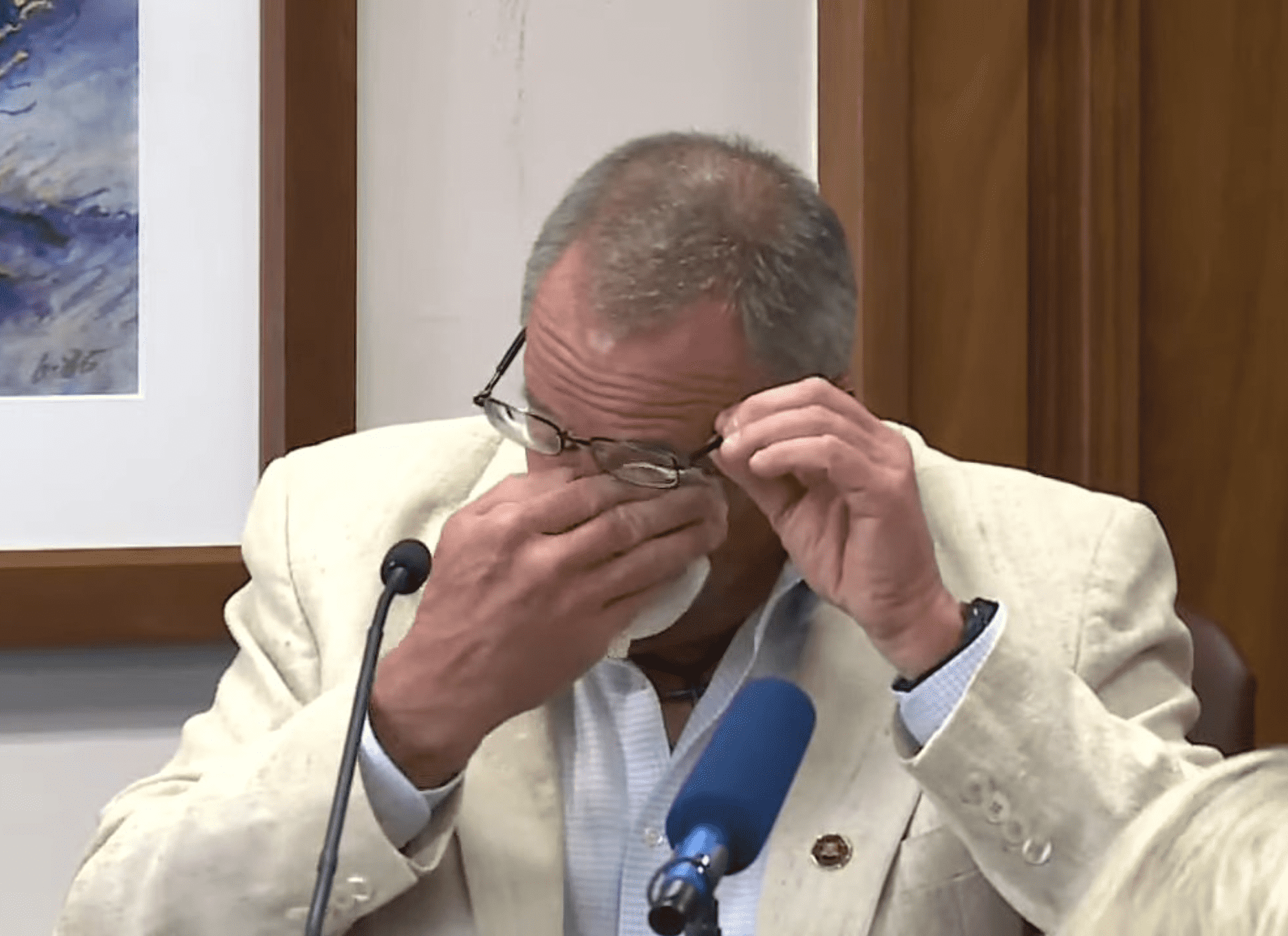 Neil Heslin asked the court to hold Alex Jones accountable for his comments during the defamation trial. (Photo: @Law&Crime/Twitter)