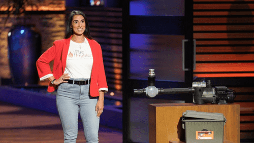 Bianca Wittenberg of Firefighter1 on 'Shark Tank' Season 14 episode 8 (ABC)