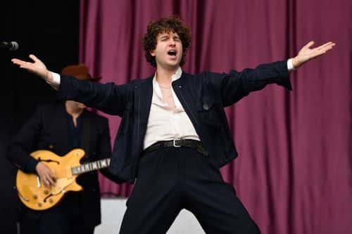 Luke Pritchard of The Kooks performs on the main stage during the TRNSMT Festival at Glasgow Green on July 14, 2019 in Glasgow, Scotland (Jeff J Mitchell/Getty Images)
