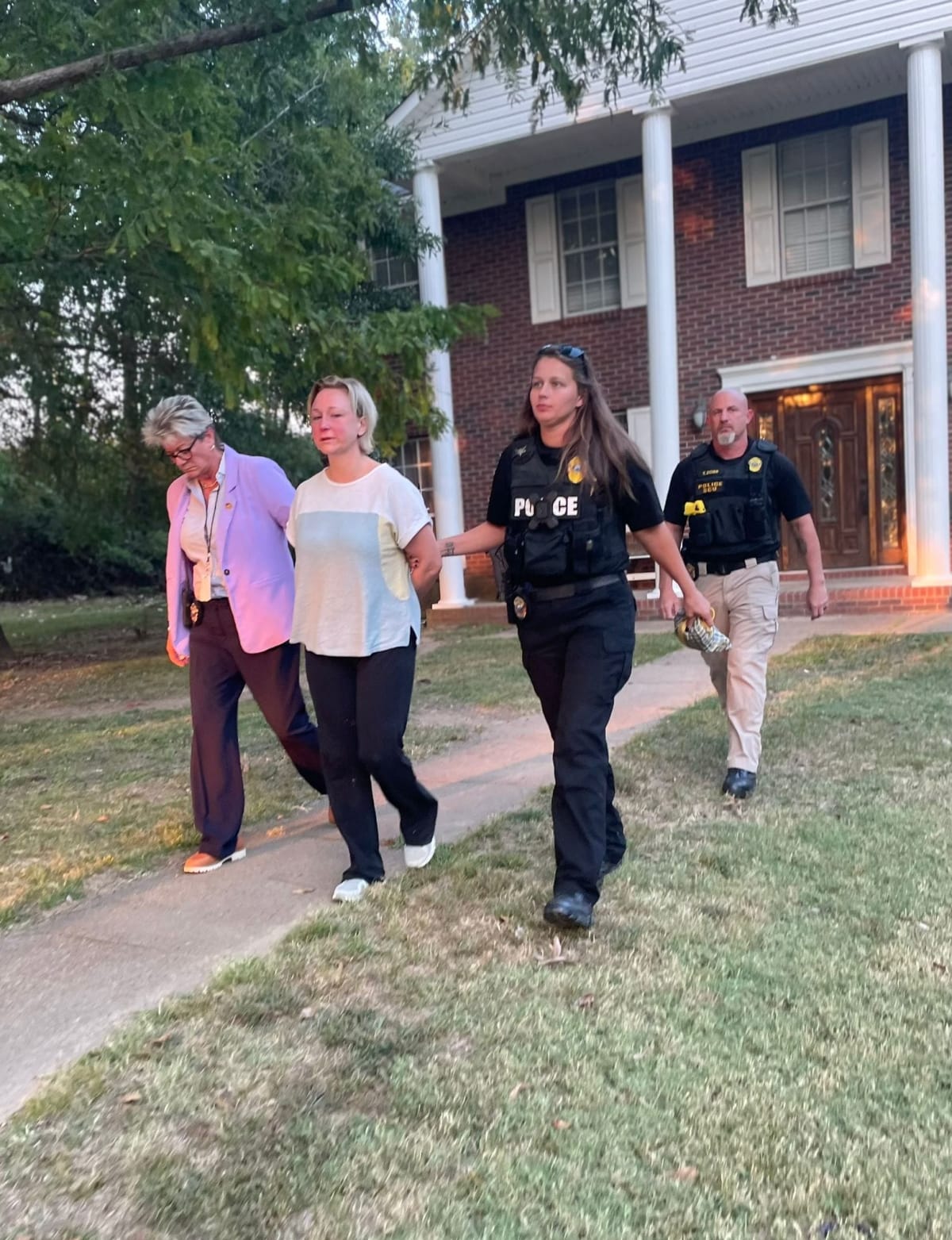 Alissa McCommon was taken into custody after she contacted the victim (Covington Police Department/Facebook)