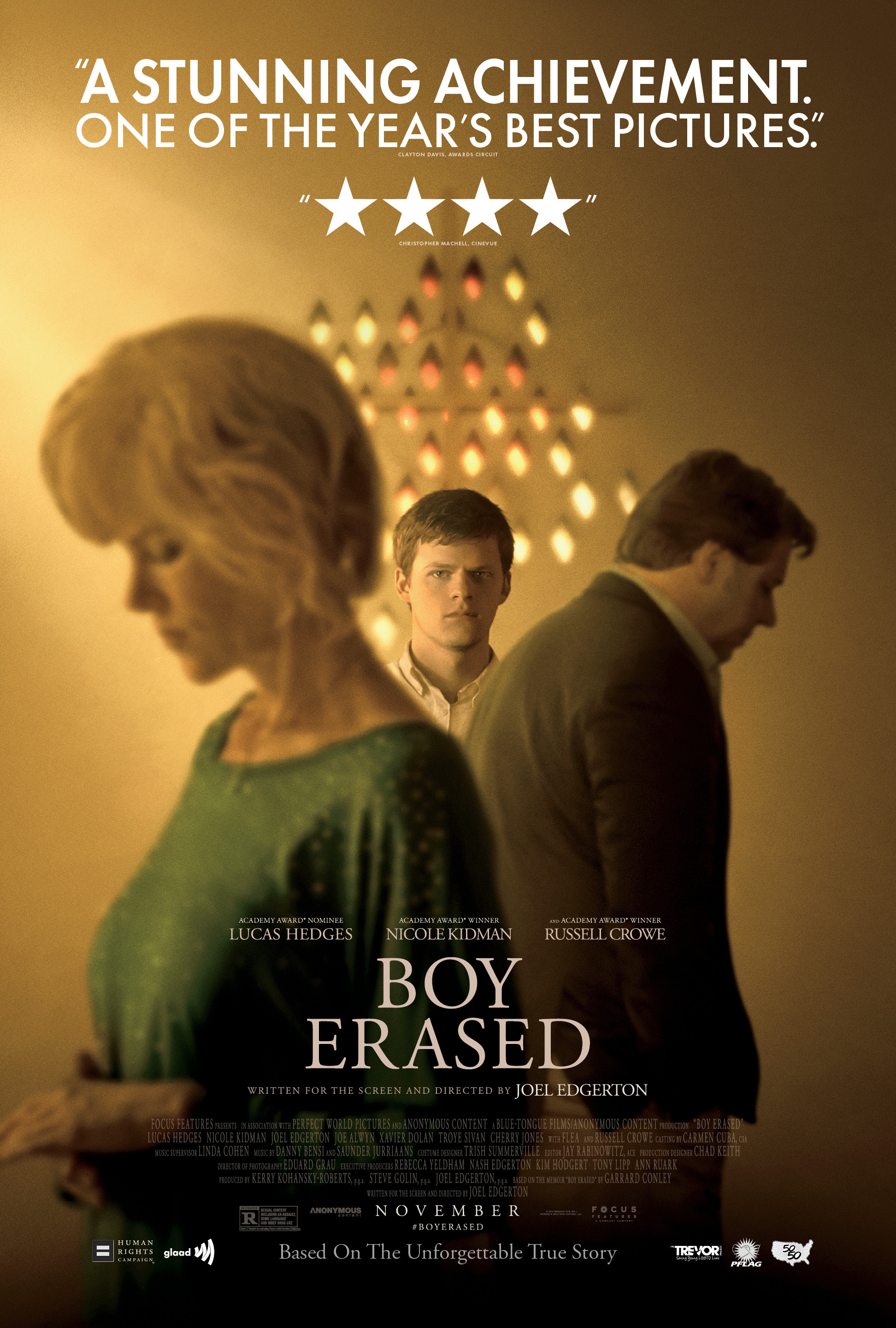 'Boy Erased' is based on Garrard Conley’s 'Boy Erased: A Memoir of Identity, Faith, and Family'
