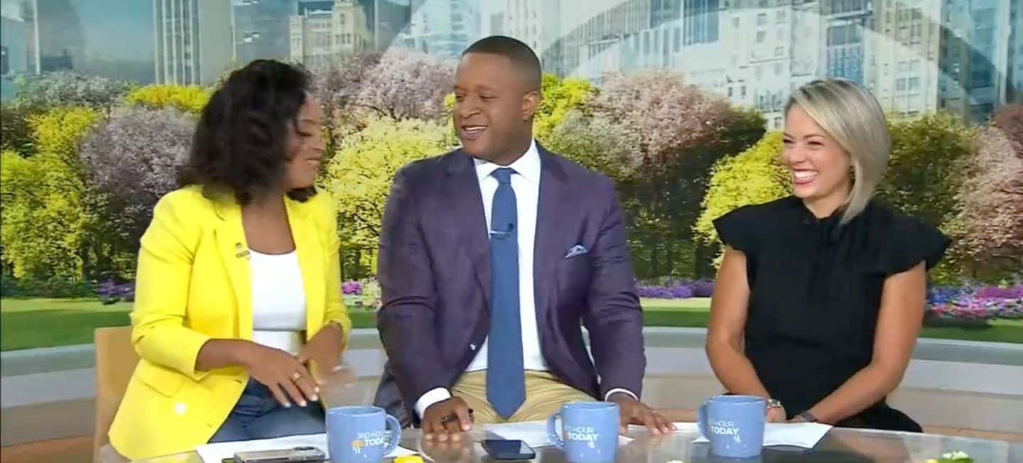 Sheinelle Jones, Craig Melvin, and Dylan Dreyer shared their choices of the bands they want to see reunite (NBC)