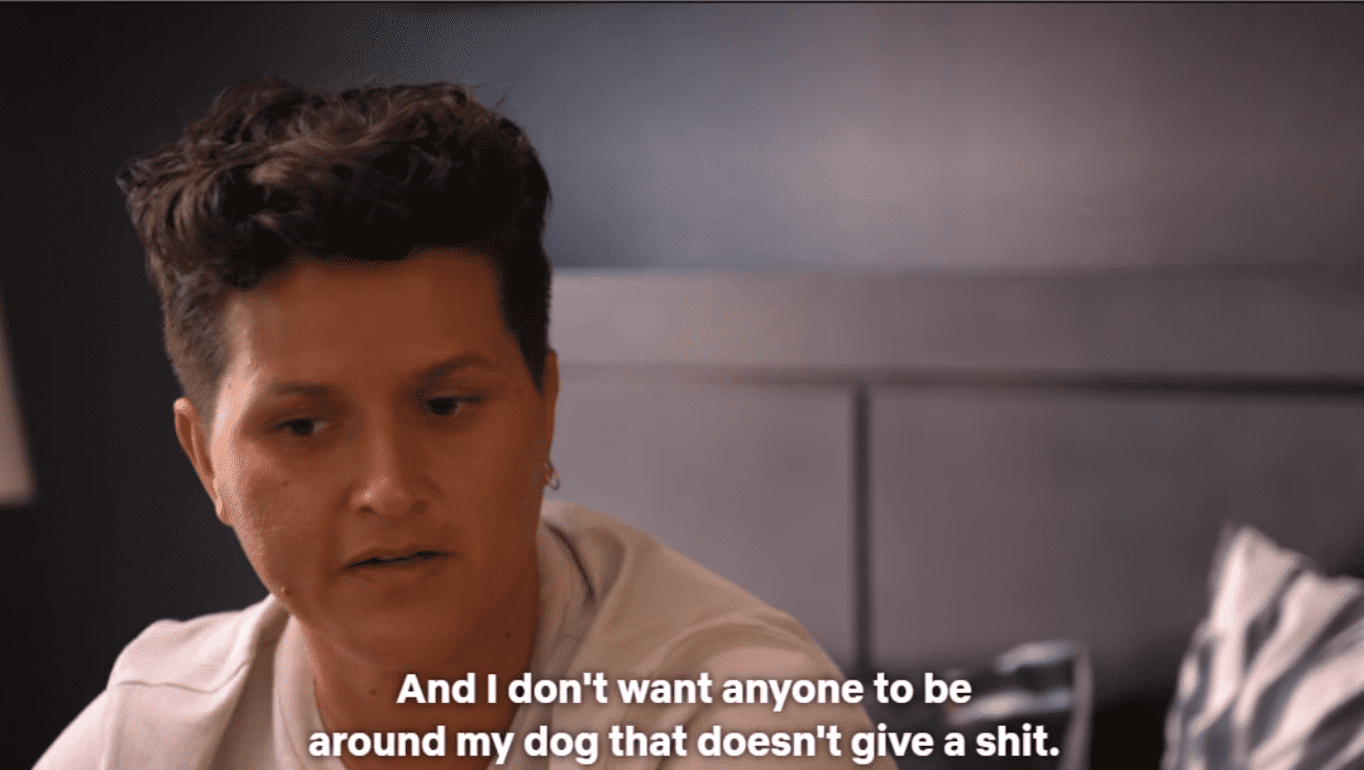 Tiff Der in 'The Ultimatum: Queer Love' (netflix)