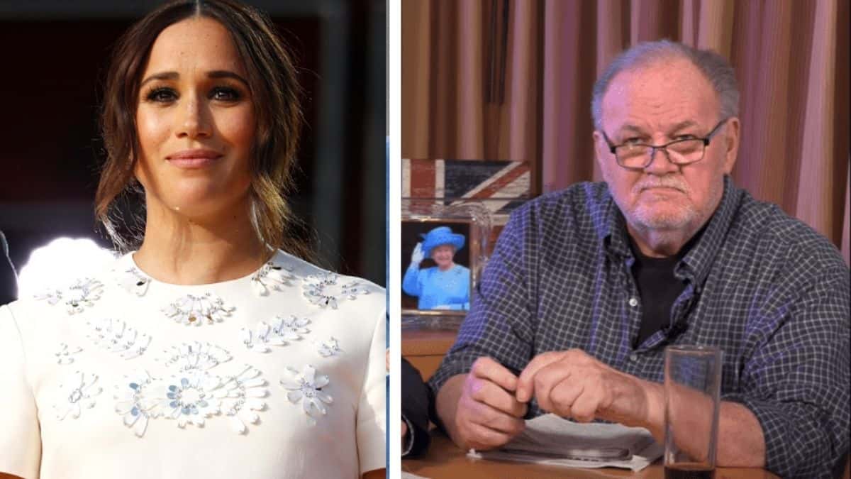 Meghan Markle Photo by John Lamparski/Getty Images and Thomas Markle/Youtube/Remarkable Friendship