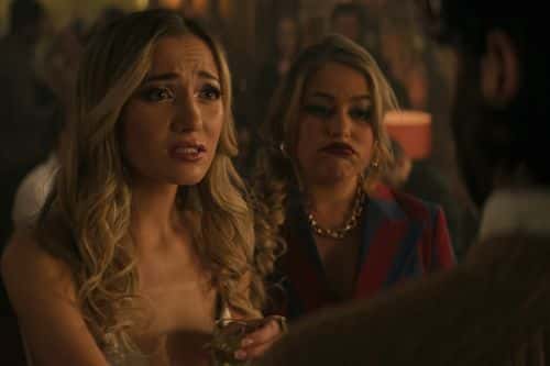 Tilly Keeper as Lady Phoebe, Eve Austin as Gemma in 'YOU' Season 4 Episode 1 (Netflix)