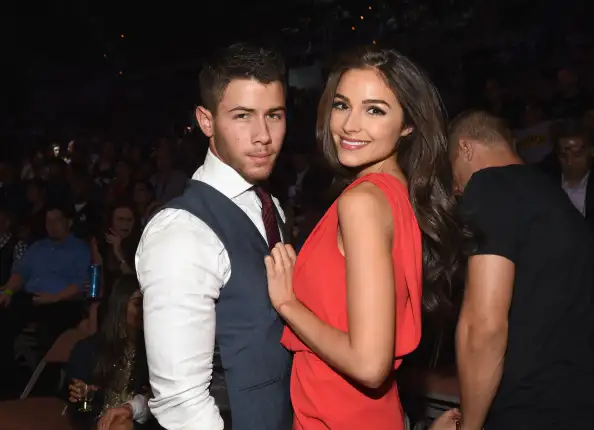 Olivia Culpo and Nick Jonas(Photo by Ethan Miller/Getty Images for DIRECTV)