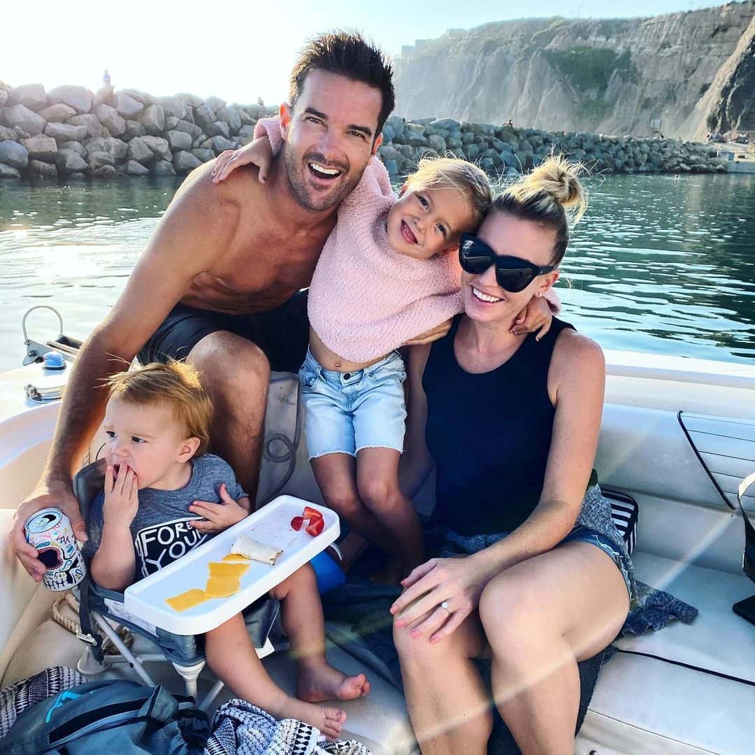 'Below Deck Down Under' Season 2 primary charter guests Andrew and Melissa Hagstrom and their kids (Instagram/@swagstrom)