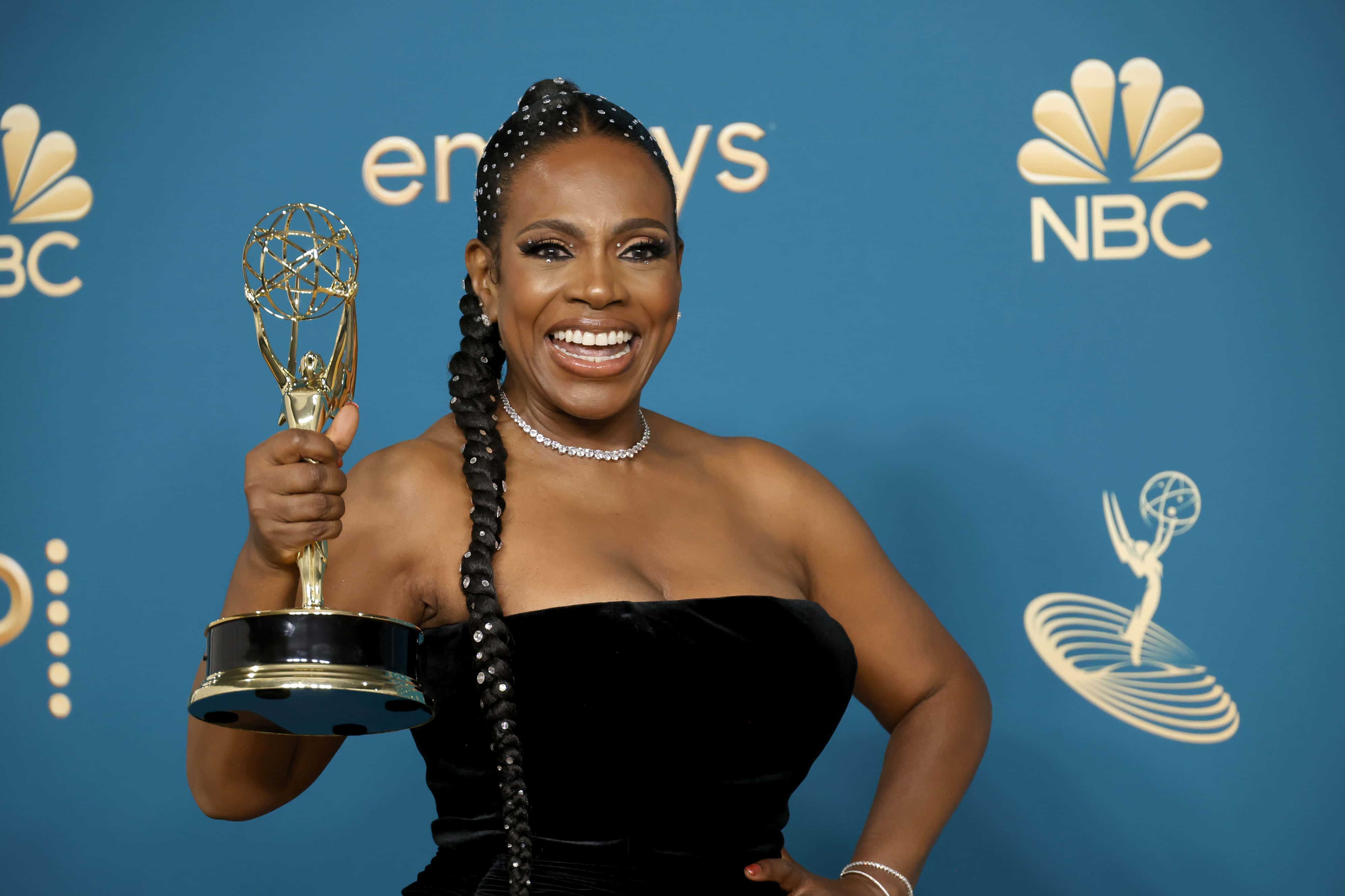 Sheryl Lee Ralph, winner of the Outstanding Supporting Actress in a Comedy Series  award for ‘Abbott Elementary,’ poses in the press room during the 74th Primetime Emmys at Microsoft Theater on September 12, 2022 in Los Angeles, California.