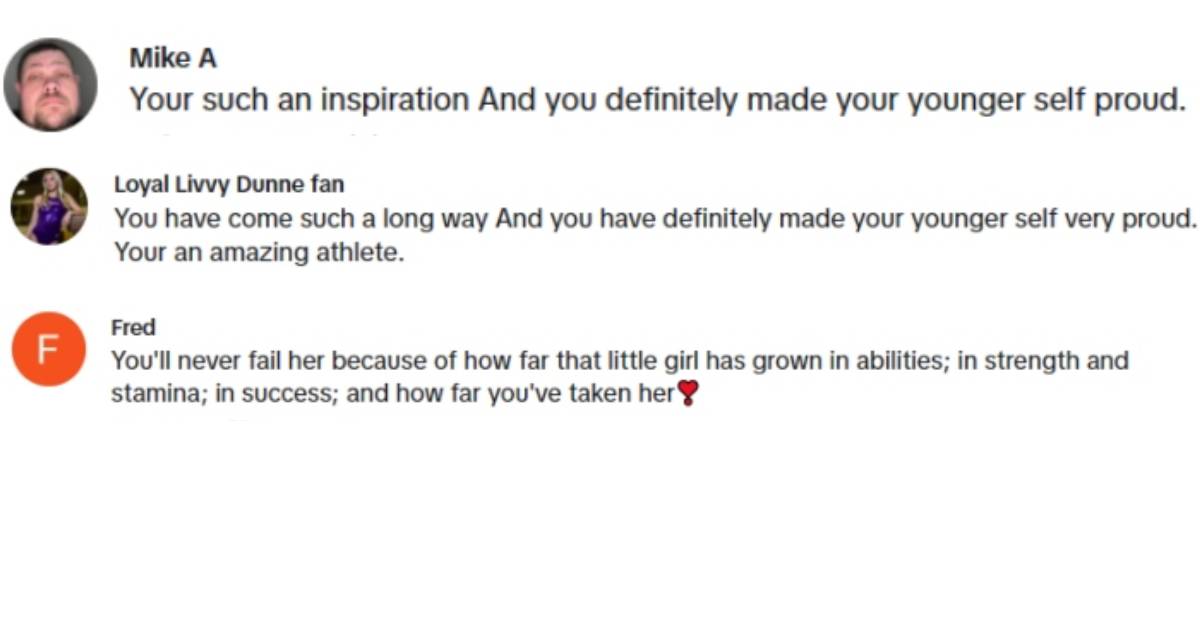 Olivia Dunne inspired her fans (livvy/ TikTok)