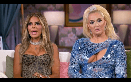 Lisa Rinna and Erika Jayne on 'RHOBH' (Bravo)