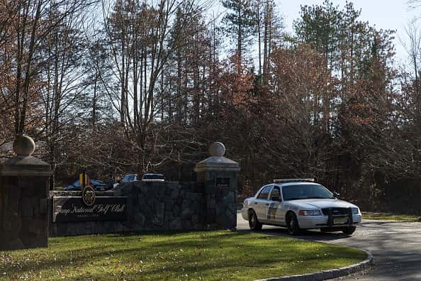 A view of the entrance to Trump National Golf Club on November 18, 2016 in Bedminster Township, New Jersey (Photo by Drew Angerer/Getty Images)
