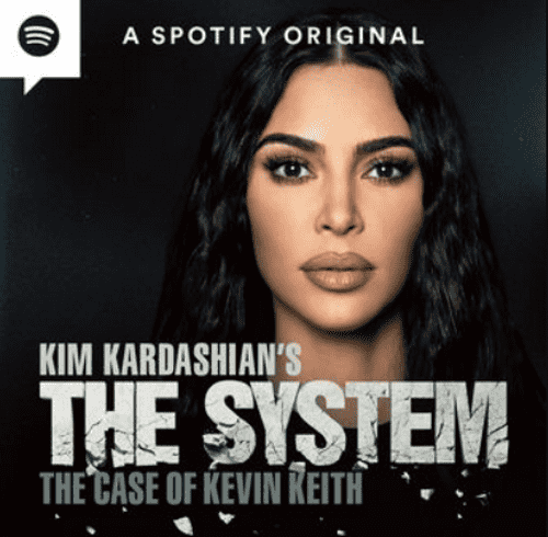 The first two episodes of Kim Kardashian’s The System: The Case Of Kevin Keith were released on Monday
(Image credits: spotify)