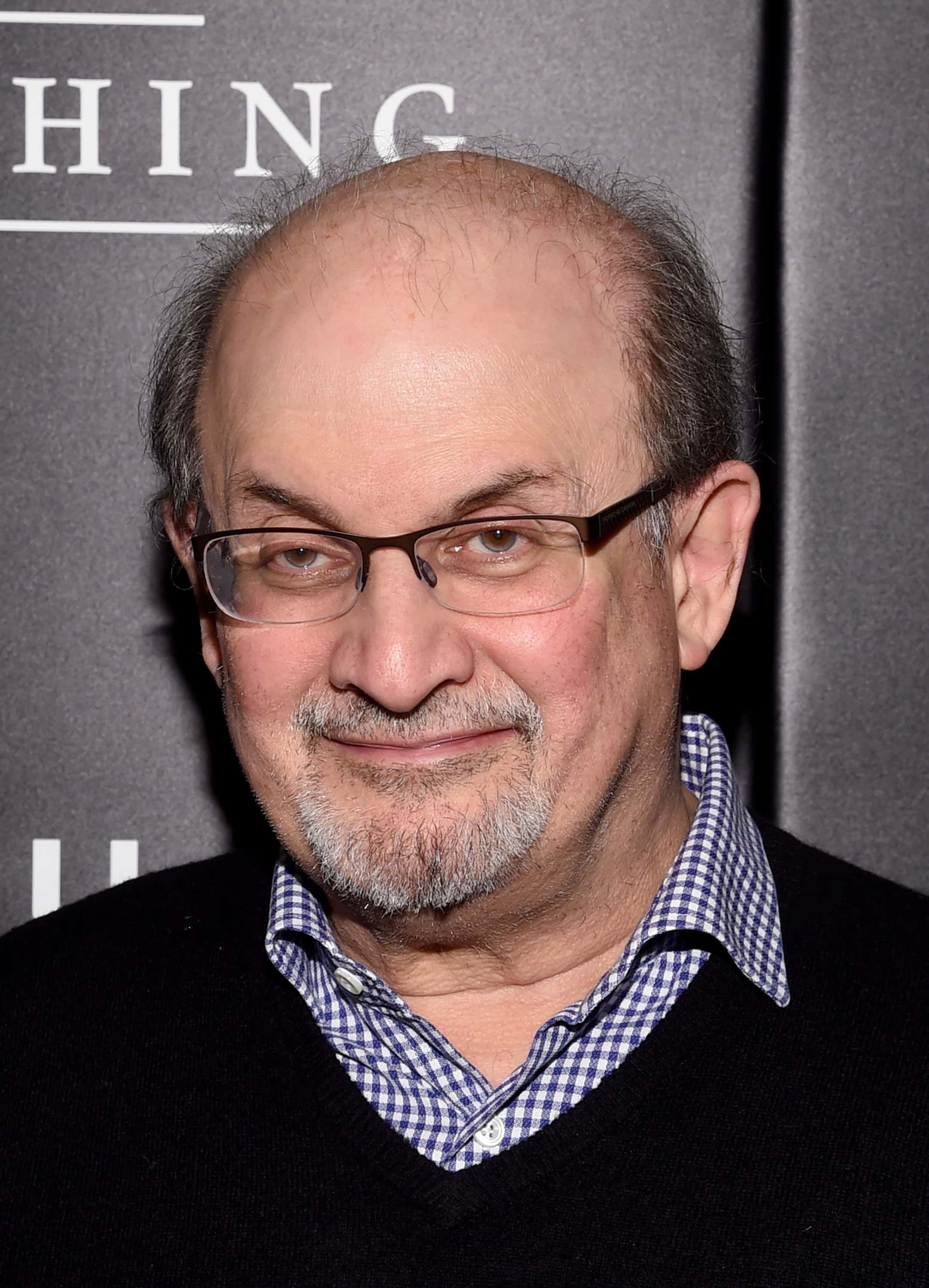 Author Salman Rushdie attends