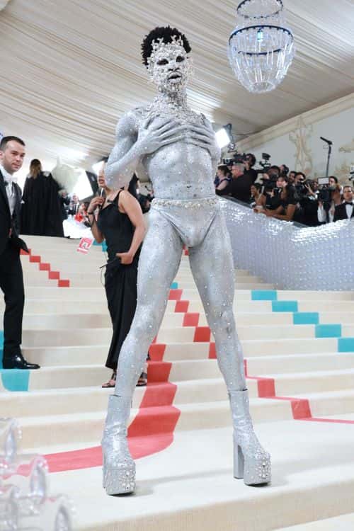 Lil Nas X attends The 2023 Met Gala Celebrating 
