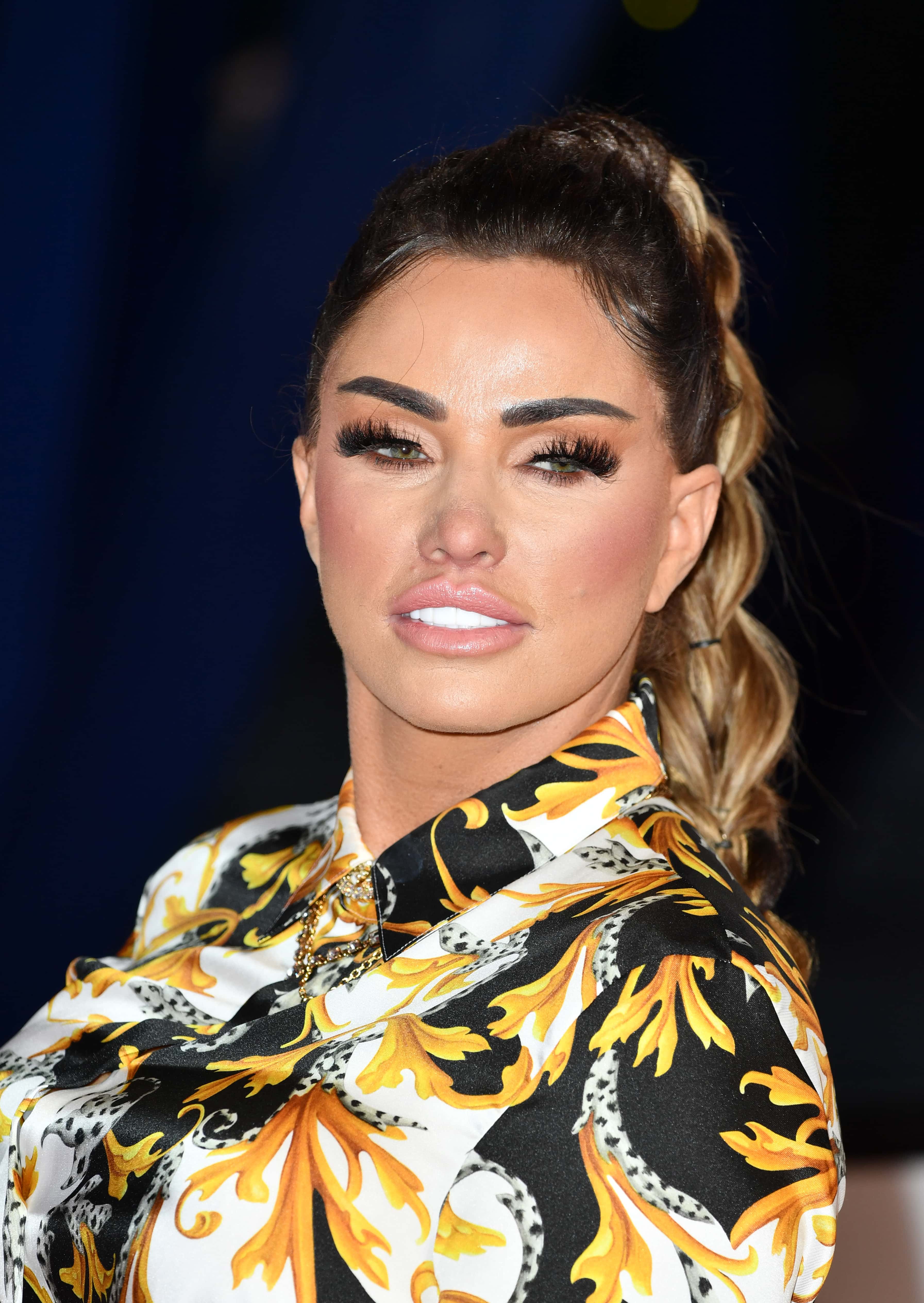 Katie Price attends the National Television Awards 2021 at The O2 Arena on September 09, 2021 in London, England.