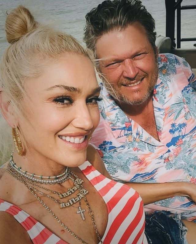 Blake Shelton and Gewn Stefani celebrated the 4th of July together (blakeshelton/Instagram)