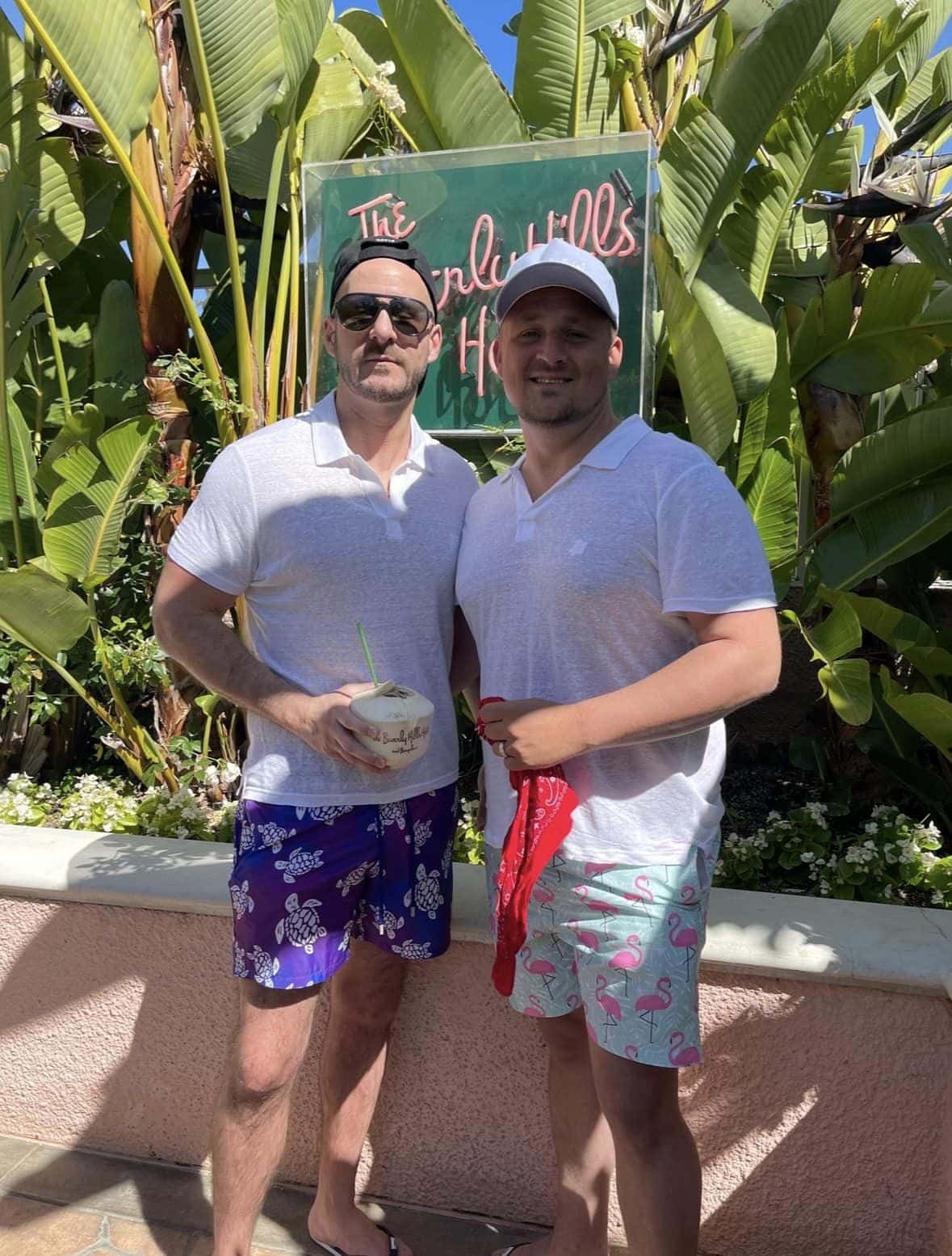 (R-L) Jason Abate and Beau Mann (Jason J Abate/Facebook)