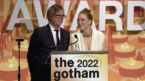 Todd Haynes and Julianne Moore at the Gotham Awards (Twitter/@Awards_Watch)