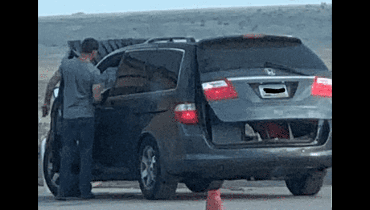 Police were able to locate the van just past the Mile Post 116 on I-40 (Yavapai County Sheriff’s Office)