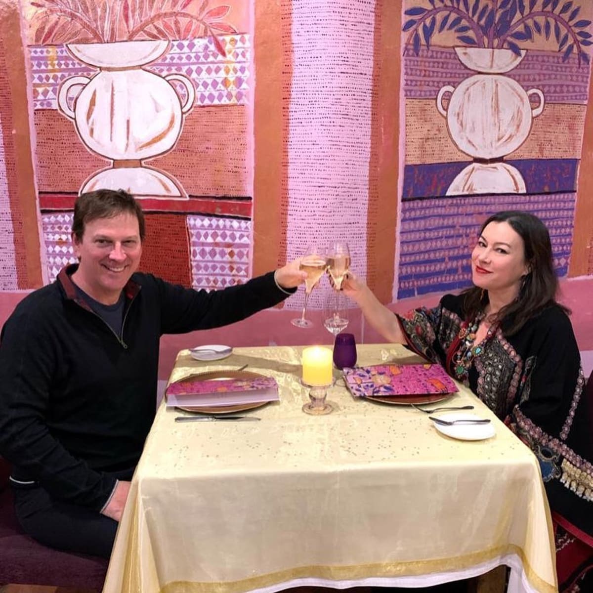 Phil Laak and his girlfriend, Jennifer Tilly (Instagram/phillaak)