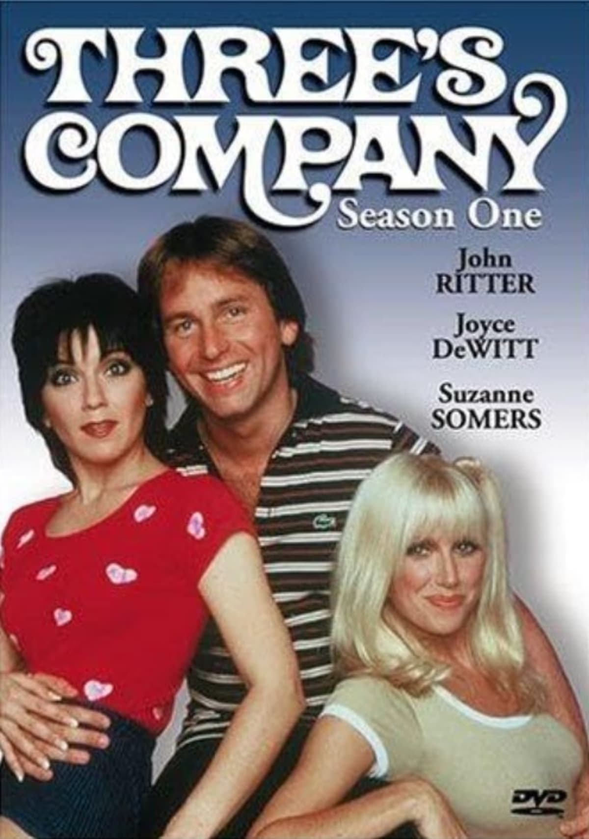 Three's Company poster starring John Ritter, Joyce DeWitt, Suzanne Somers (ABC)