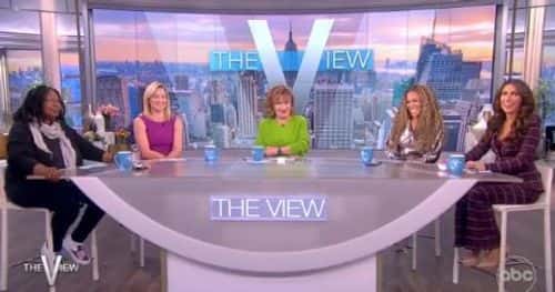 A snap from Thursday's episode ( The View Screenshot/ YouTube)