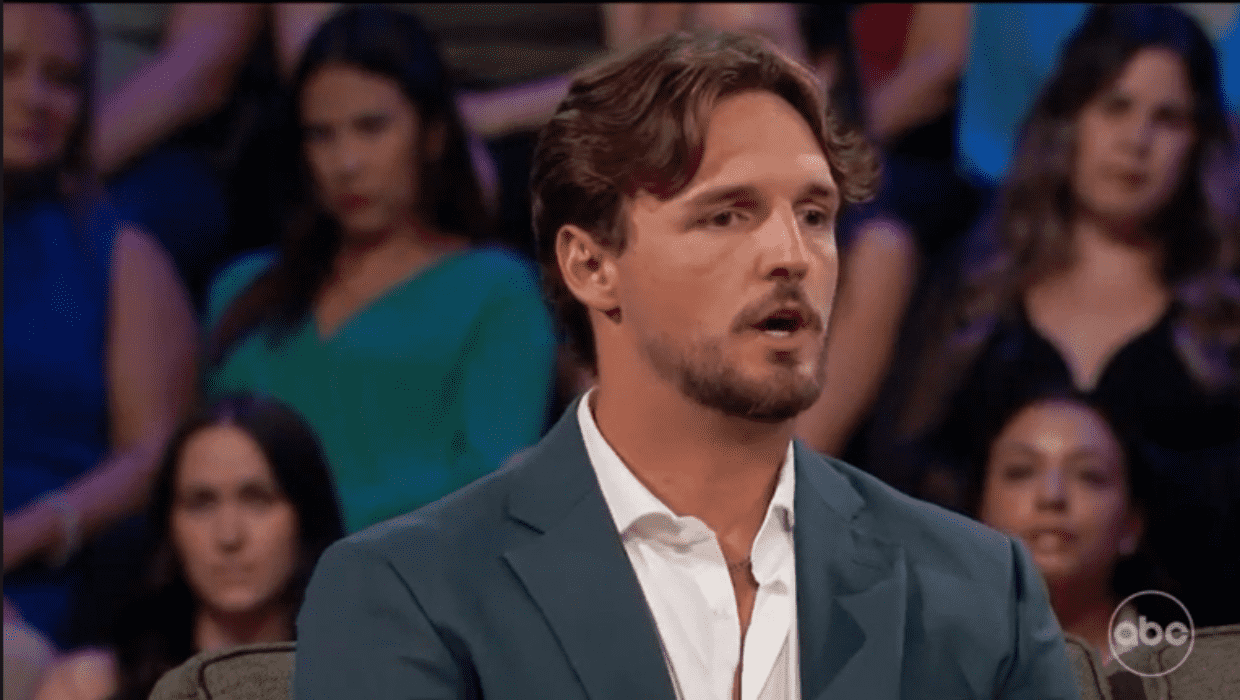 Logan Palmer in 'The Bachelorette' 2022 Men Tell All (ABC)