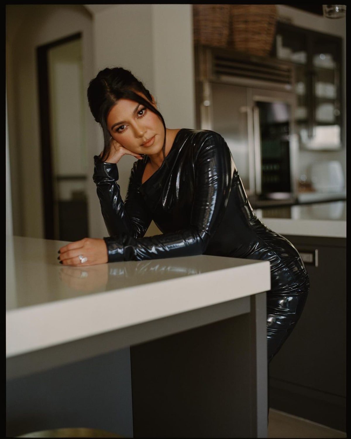 Kourtney Kardashian has clapped back at trolls taking a dig at her for being pregnant at 44 (Instagram/@kourtneykardash) 