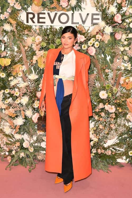 Kylie Jenner attends the REVOLVE Gallery NYFW Presentation And Pop-up at Hudson Yards on September 09, 2021 in New York City.