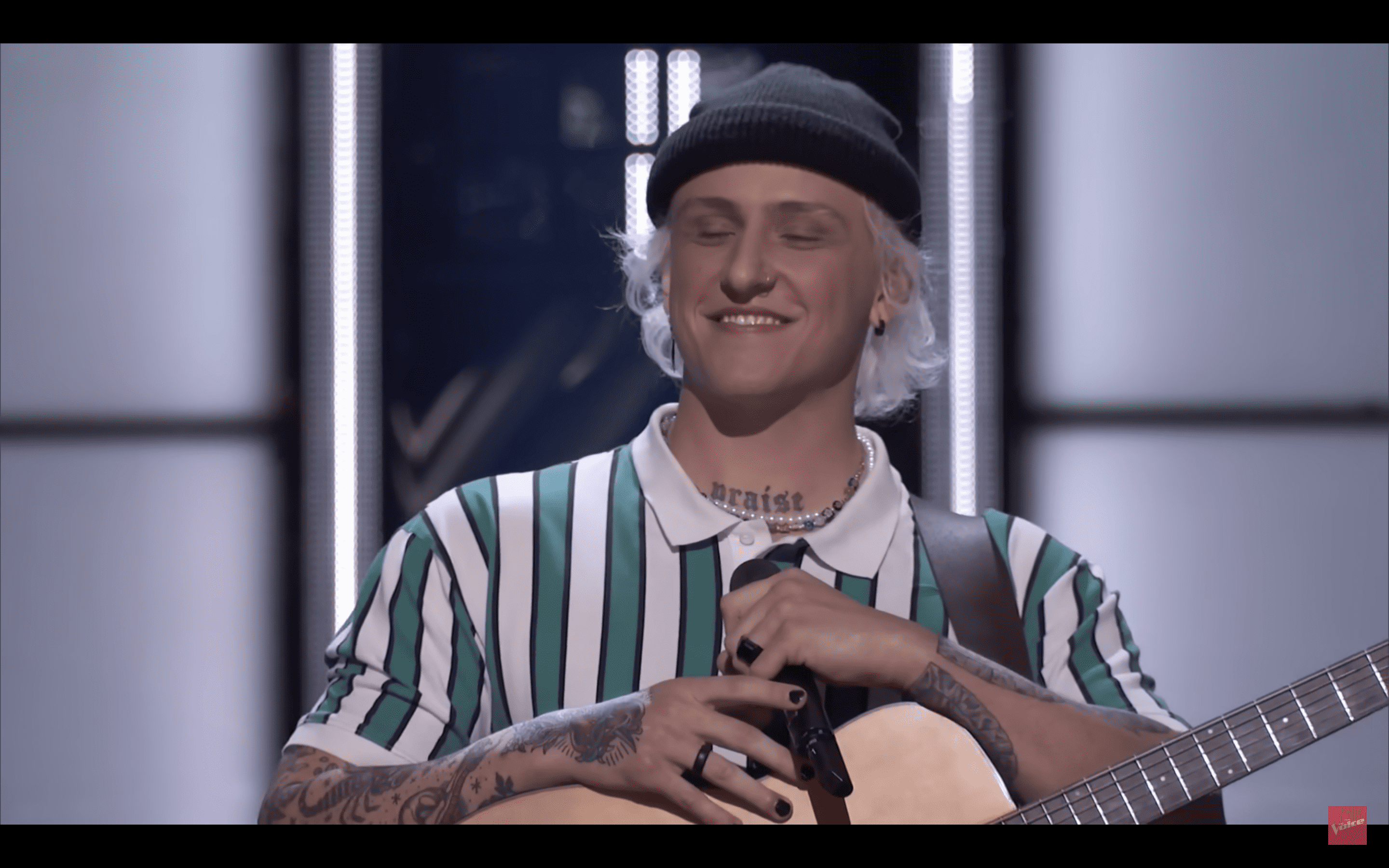 Singer Bodie on 'The Voice' Season 22 Blind Auditions (The Voice/ YouTube)