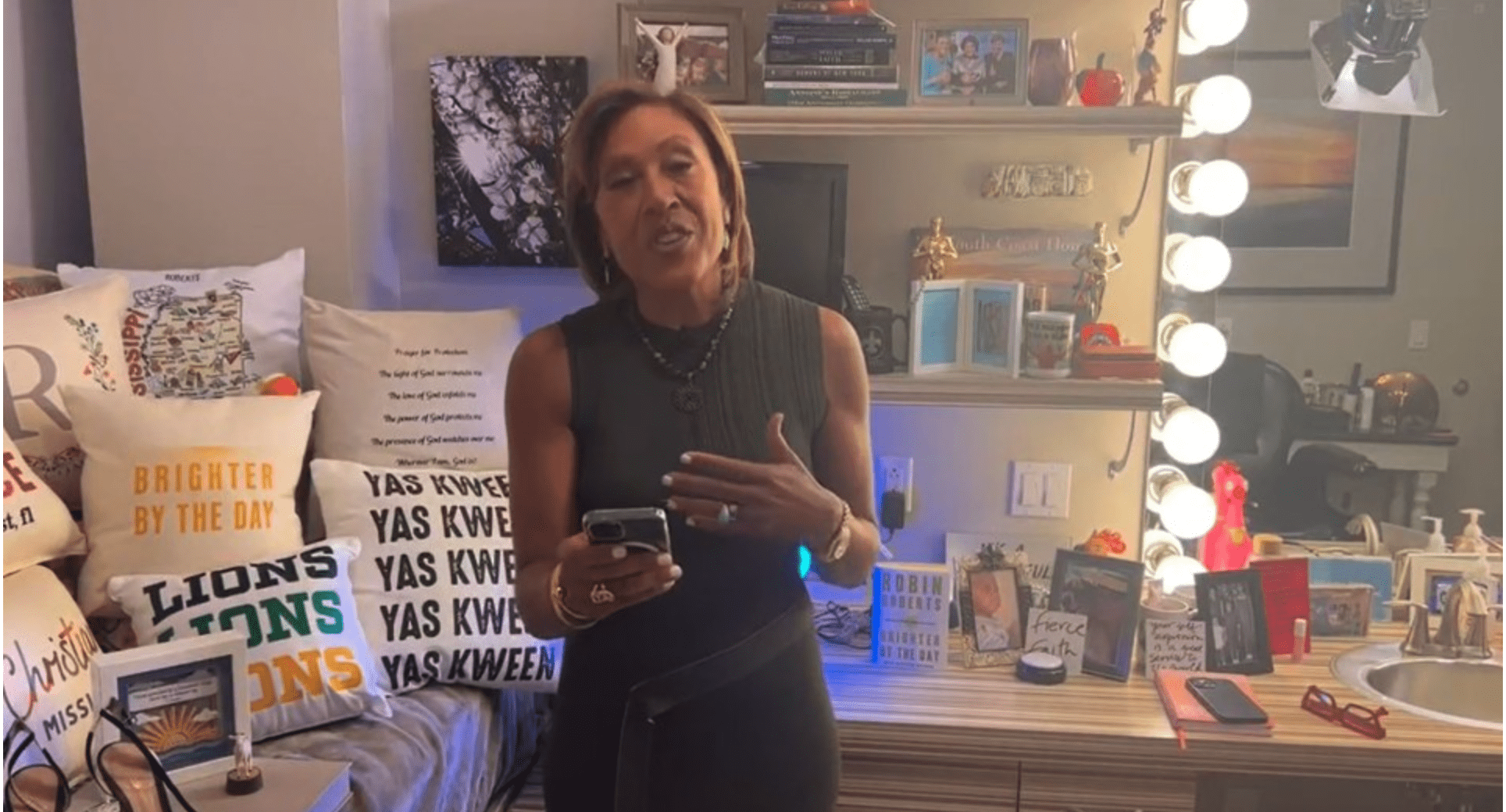 GMA anchor spoke about dealing with pressure in her recent post (@RobinRoberts/Instagram)