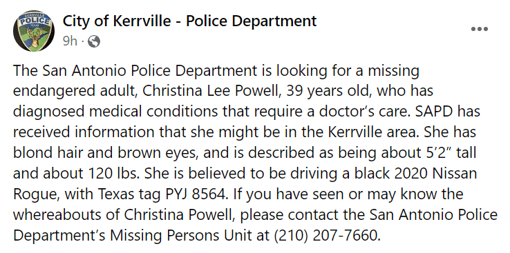 Image: City of Kerrville - Police Department