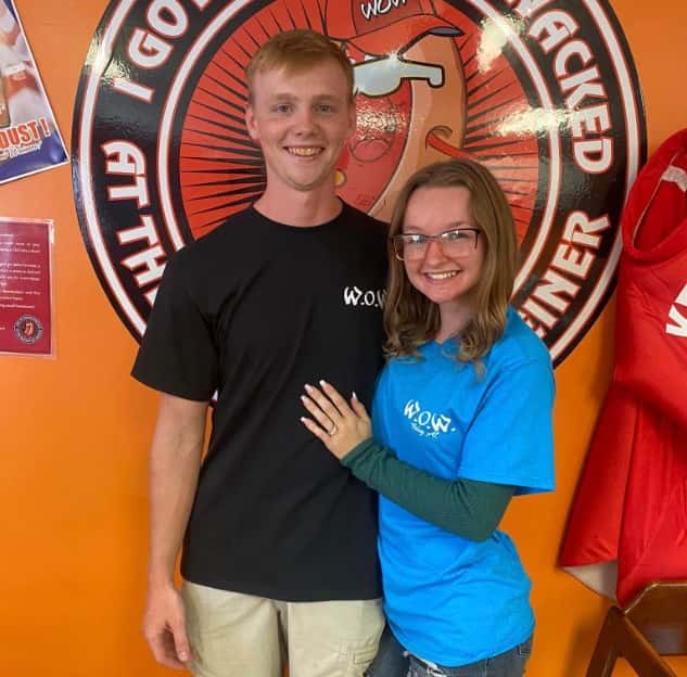 The newly engaged couple (Facebook/Wacked out Weiner)