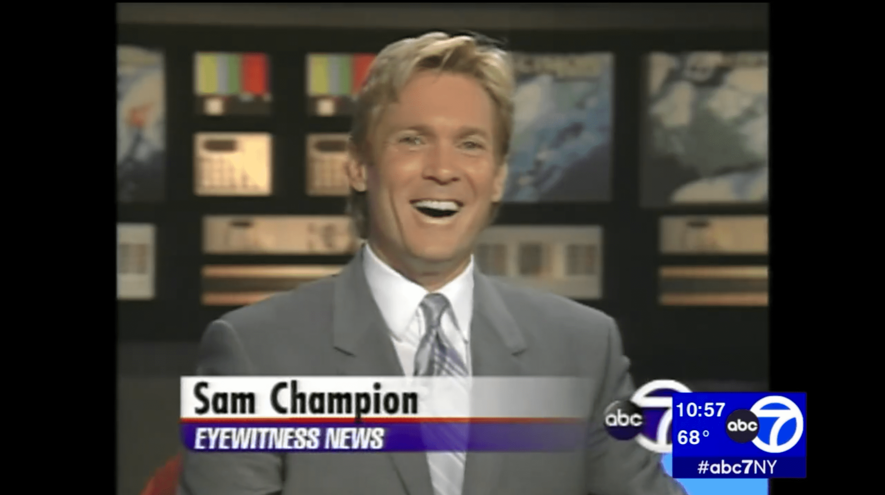 'GMA' Sam Champion spoke about attending the San Gennaro Feast in his throwback clip (@samchampion/Instagram)