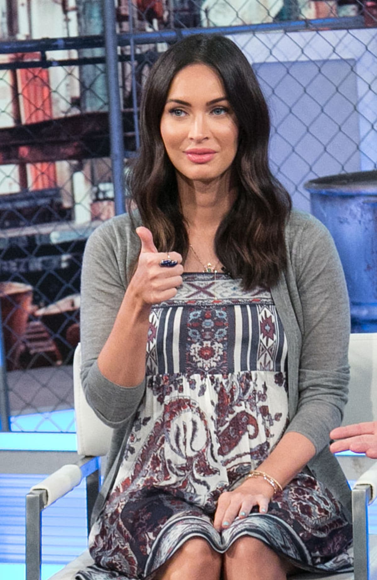 Megan Fox On The Set Of Telemundos 