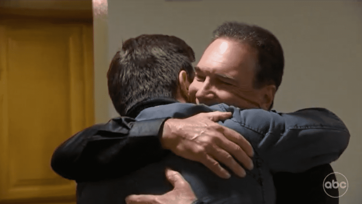 Zach and his uncle Patrick Warburton in 'The Bachelorette' 2022 (ABC)