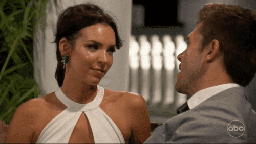 Davia speaks with Zach about their connection  (ABC)