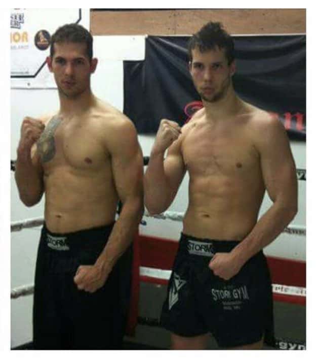 Andrew Tate and Tristan ate respectively (tatethetalisman/Twitter)