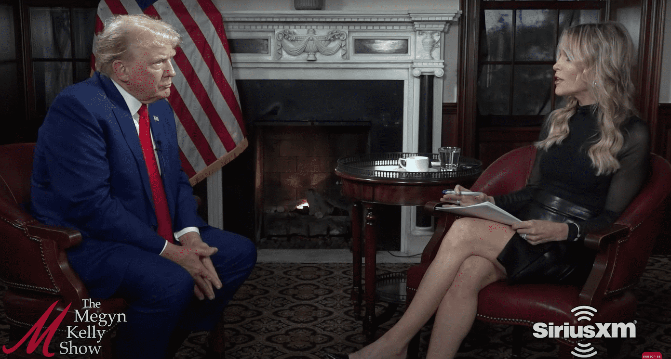 Donald Trump appeared for an exclusive interview on 'The Megyn Kelly Show' (@MegynKelly/YouTube)