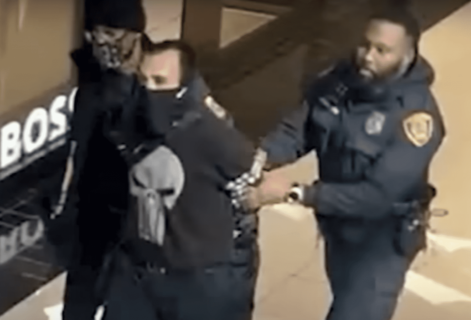 Guido Herrera was arrested by the officials after Sgt. Kendrick Simpo apprehended his alleged attack. (Photo: @ABC13 Houston/YouTube)